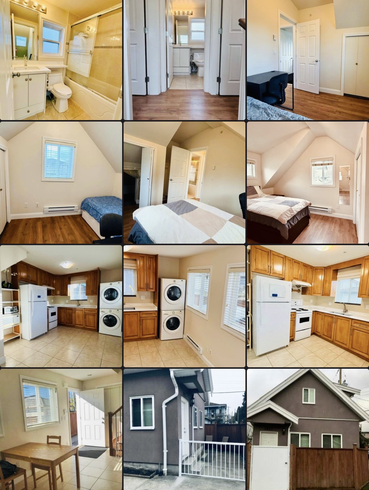 [밴쿠버] 2베드룸 Laneway 하우스, 가구 포함! (가든,주차,전기차 충전 가능)